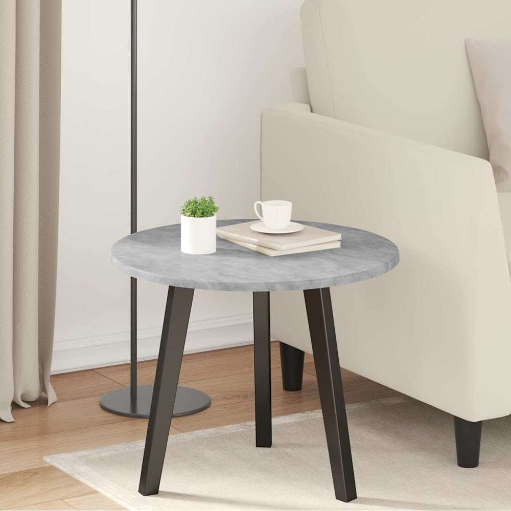 vidaXL Bordsskiva Betonggrå 50 x 50 x 1.5 cm Konstruerat trä