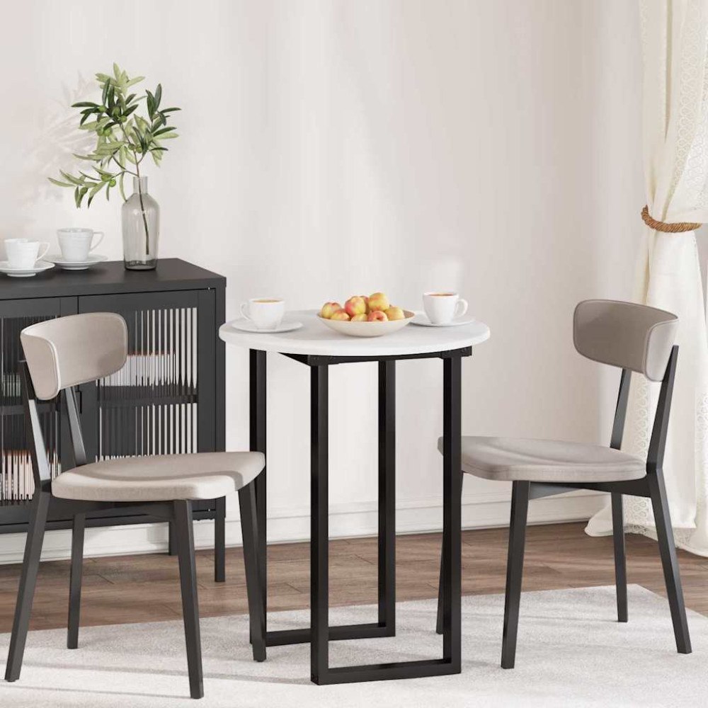 vidaXL Bordsskiva Vit 60 x 60 x 1.5 cm Konstruerat trä