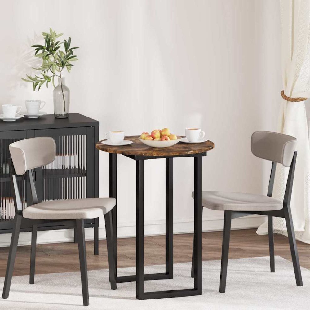 vidaXL Bordsskiva Rökfärgad ek 60 x 60 x 1.5 cm Konstruerat trä