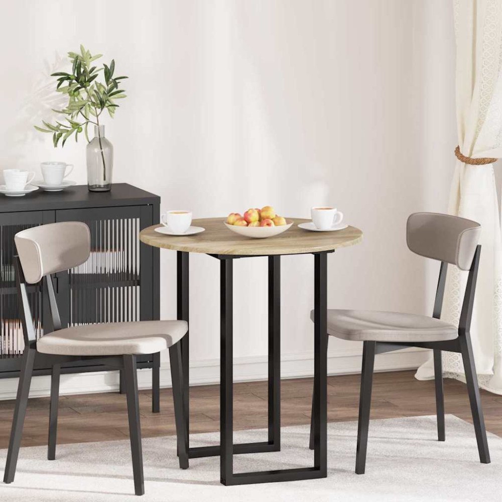 vidaXL Bordsskiva Sonoma ek 70 x 70 x 1.5 cm Konstruerat trä