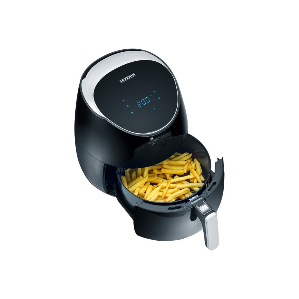 SEVERIN Elektrogeräte GmbH SEVERIN FR 2445 - varmluftsfritös - silvermetallic/svart