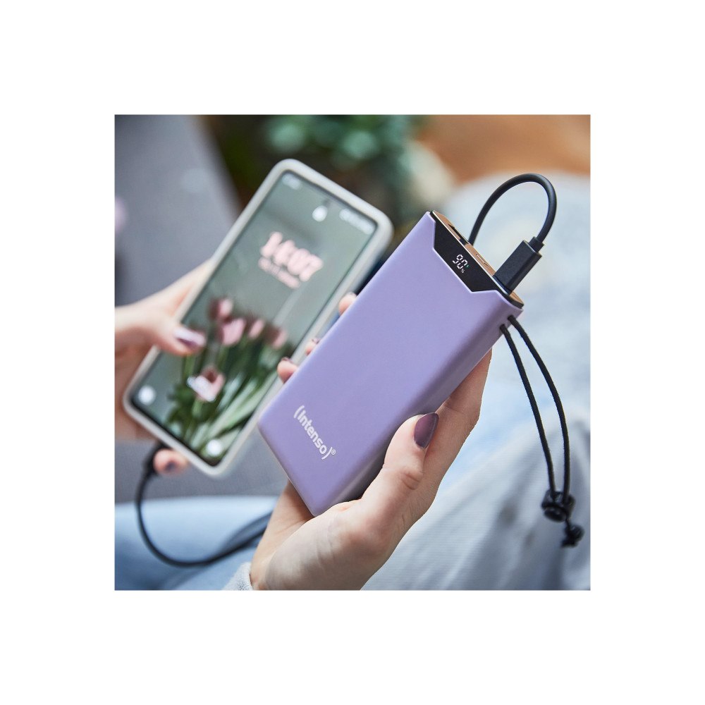 Intenso Intenso F10000 strömförsörjningsbank - Li-pol - 24 pin USB-C, USB typ A - 20 Watt