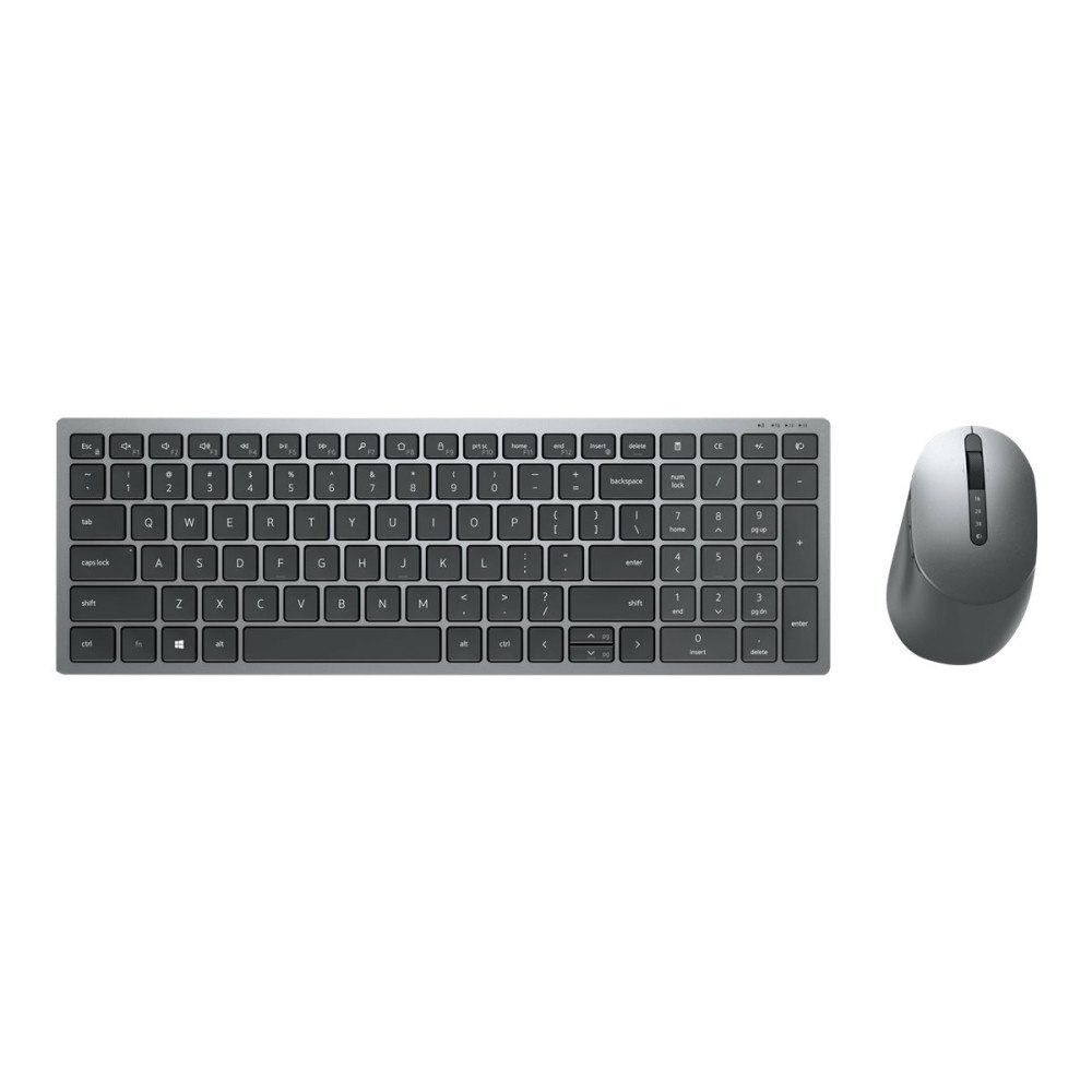 DELL Dell Pro Plus Compact - sats med tangentbord och mus - QWERTY - hela norden - Titan gray Inmatningsenhet