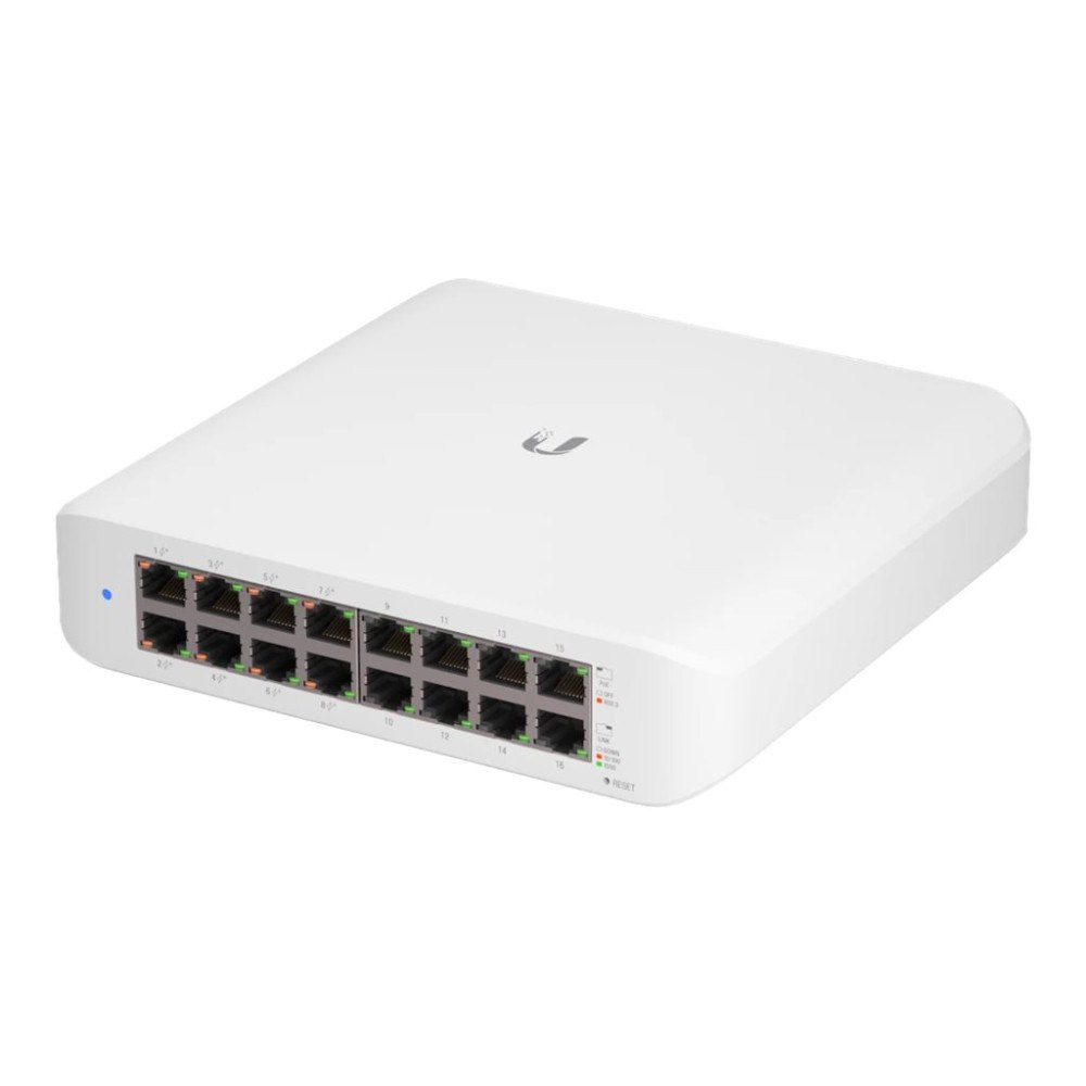Ubiquiti Networks Ubiquiti UniFi Switch Lite USW-Lite-16-POE - switch - 16 portar - Administrerad
