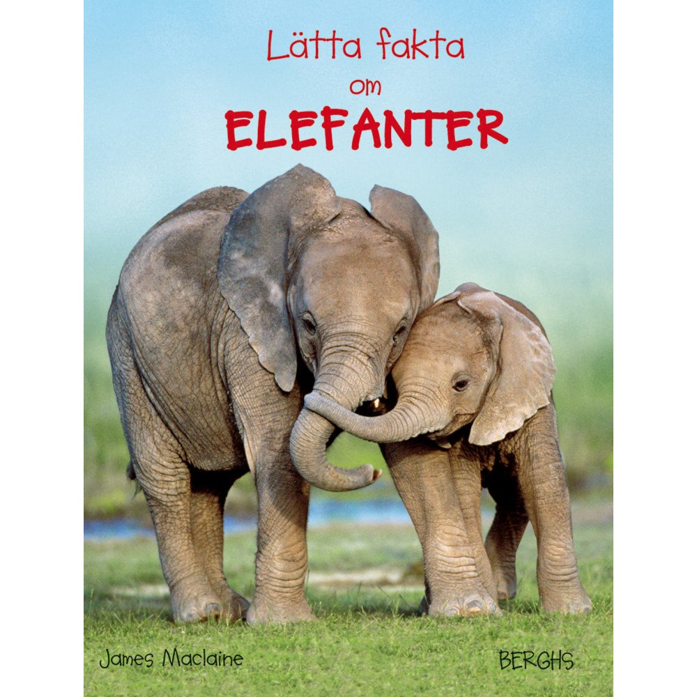 James Maclaine Lätta fakta om elefanter (inbunden)