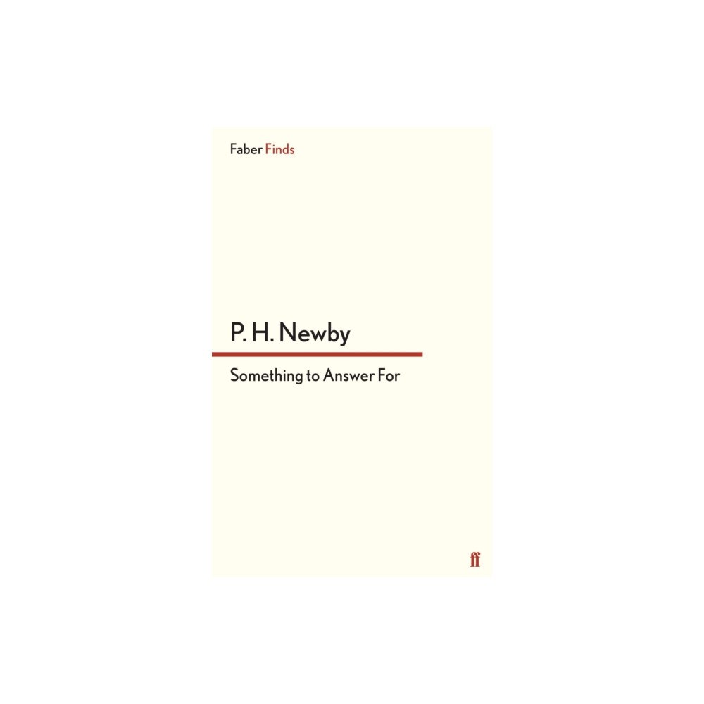Faber & Faber Something to Answer For (häftad, eng)