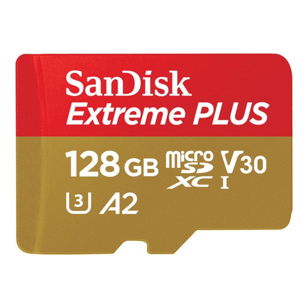 SANDISK SanDisk Extreme PLUS - flash-minneskort - 128 GB - mikroSDXC UHS-I