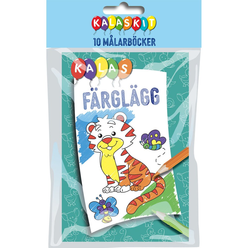 Tukan Förlag Kalaskit: 10 målarböcker