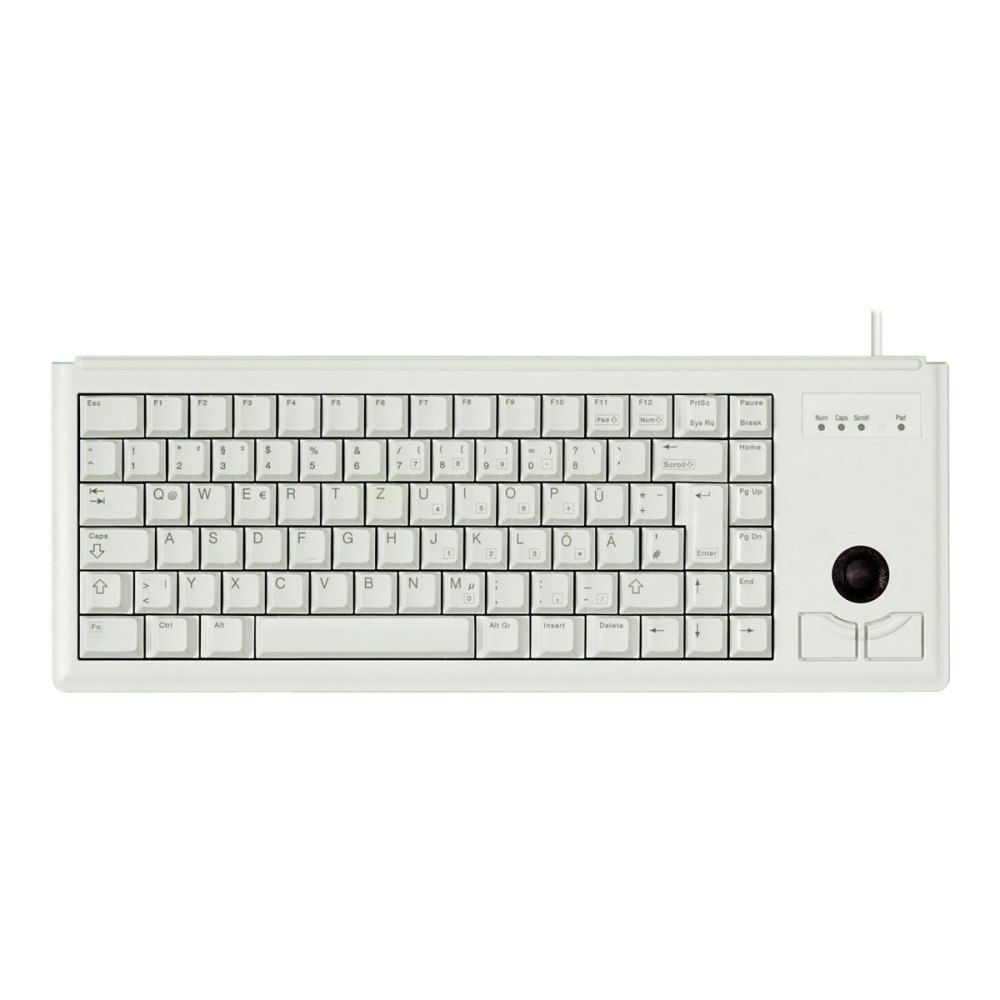 CHERRY CHERRY Compact-Keyboard G84-4400 - tangentbord - tysk - ljusgrå Inmatningsenhet