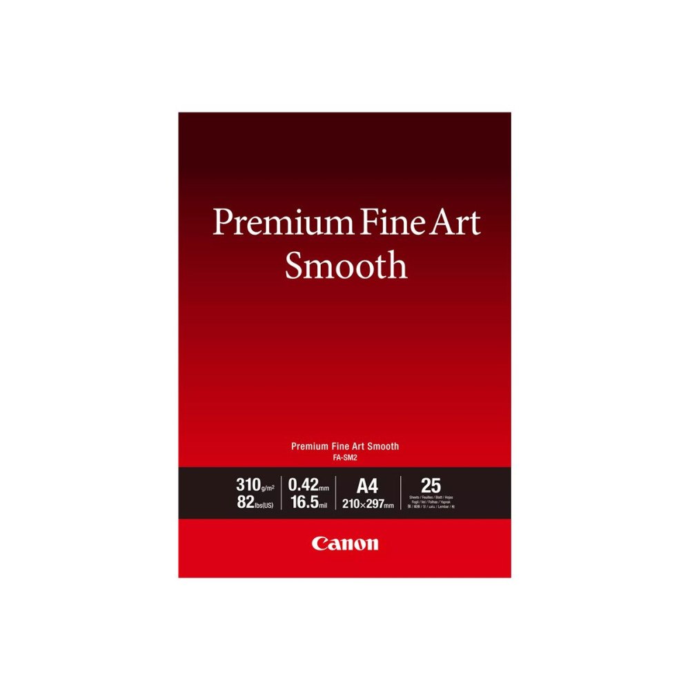 CANON Canon Premium Fine Art FA-SM2 - fotopapper - slät - 25 ark - A4 - 310 g/m²