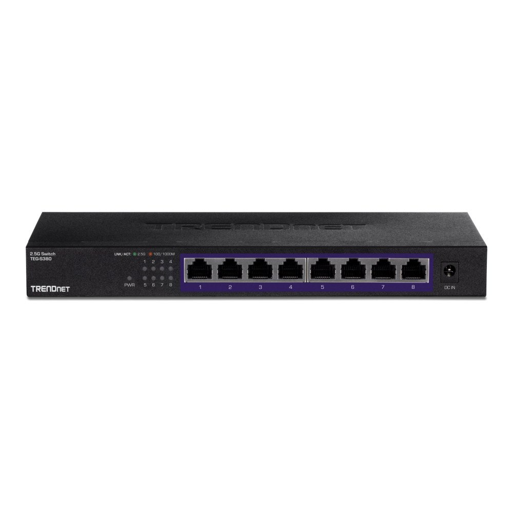 TRENDnet TRENDnet TEG S380 - switch - 8 portar - ohanterad - TAA-kompatibel