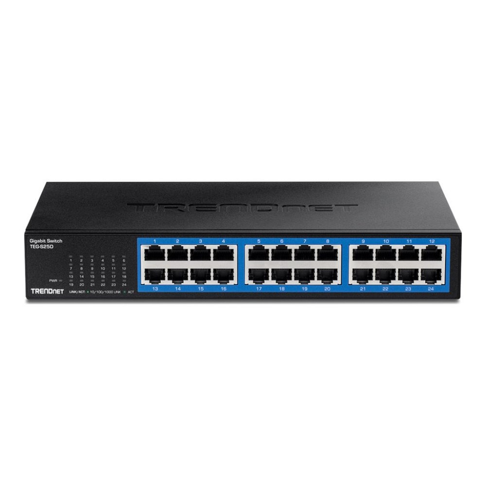 TRENDnet TRENDnet TEG S25D - switch - 24 portar - rackmonterbar - TAA-kompatibel