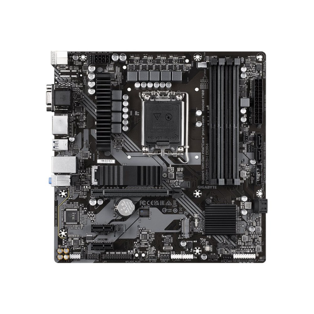 Gigabyte Technology Gigabyte B760M DS3H DDR4 - 1.0 - moderkort - micro ATX - LGA1700-uttag - B760
