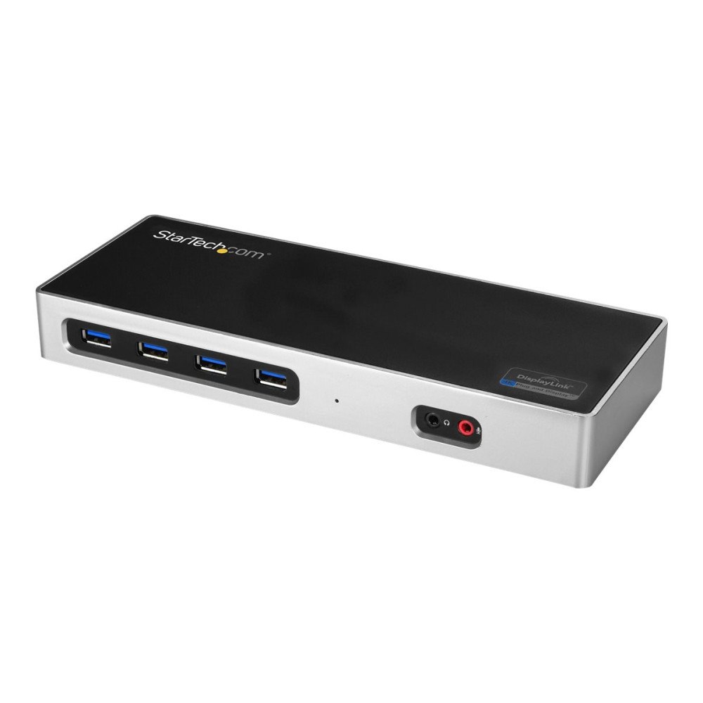StarTech.com StarTech.com USB-C och USB-A dockningsstation - Dubbla skärmar 4K 60 Hz dockningsstation DisplayPort + HDMI - Hybrid USB...