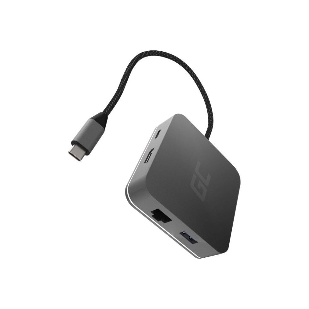 Green Cell Green Cell HUB2 - dockningsstation - USB-C - HDMI - 1GbE