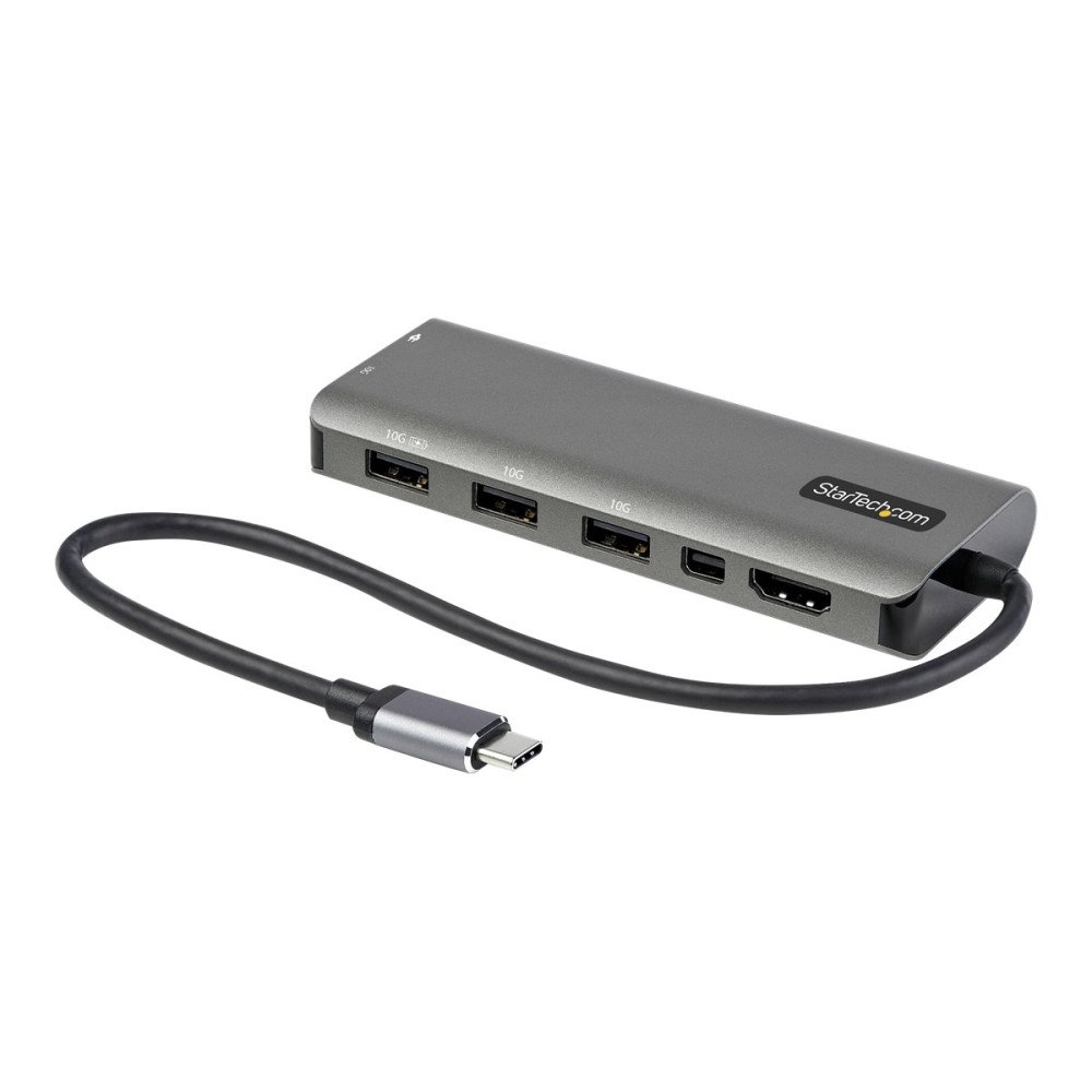 StarTech.com StarTech.com USB C-multiportadapter - USB-C till HDMI eller Mini DisplayPort 4K 60 Hz, 100W Power delivery Pass-through,...