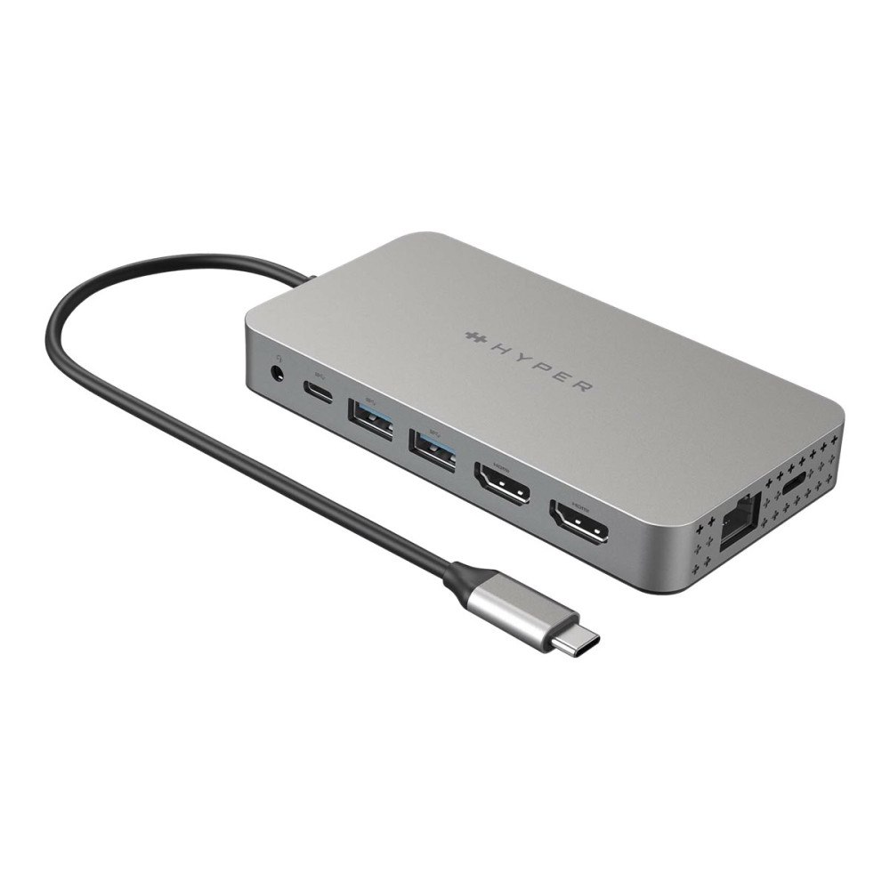 Targus HyperDrive - dockningsstation - USB-C - 2 x HDMI - 1GbE