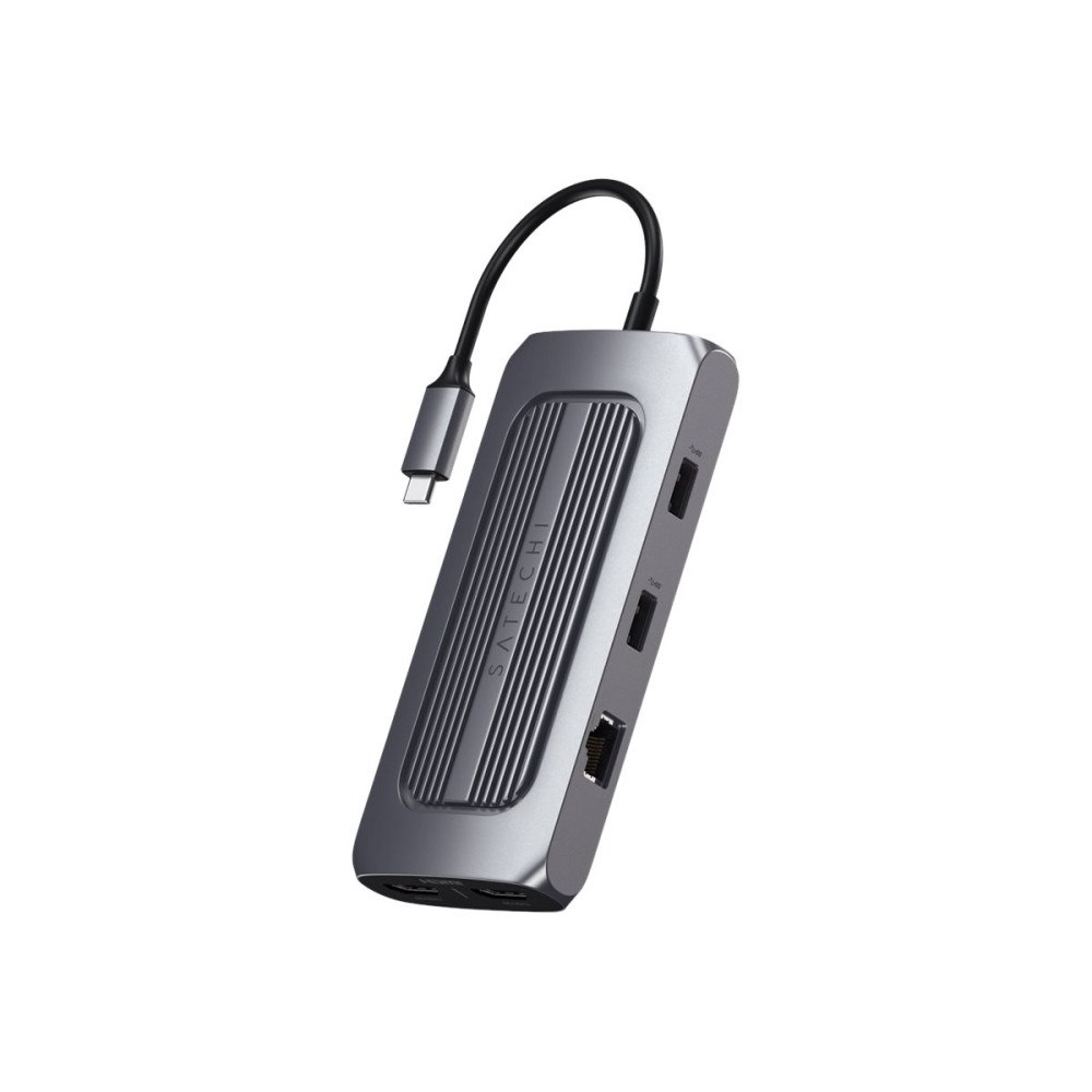 Satechi Satechi Multiport MX Adapter - dockningsstation - USB-C - 2 x HDMI - 1GbE