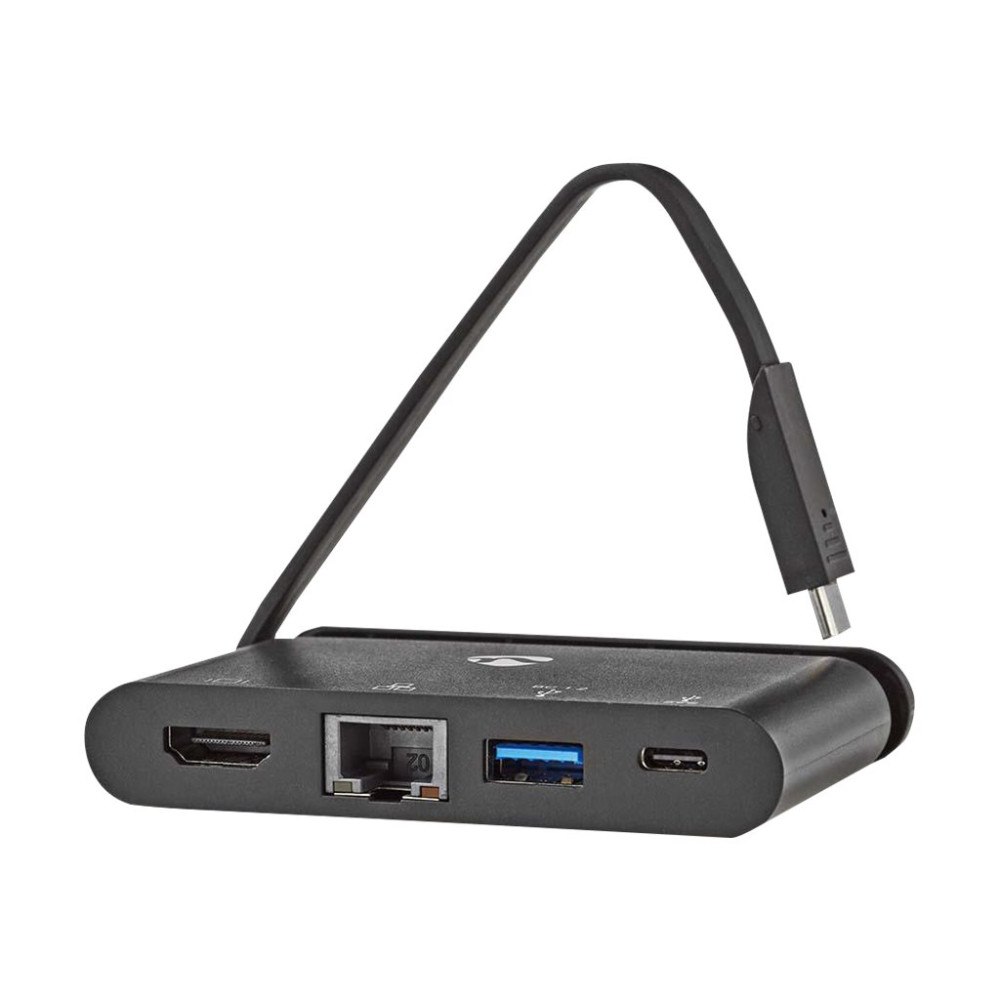 NEDIS Nedis TCARF260BK - dockningsstation - USB-C - HDMI - 1GbE