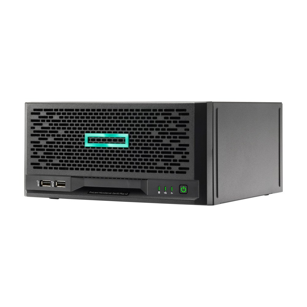 Hewlett Packard Enterprise HPE ProLiant MicroServer Gen10 Plus v2 Entry - ultramikrotorn Pentium Gold G6405 4.1 GHz - 16 GB - ingen HDD