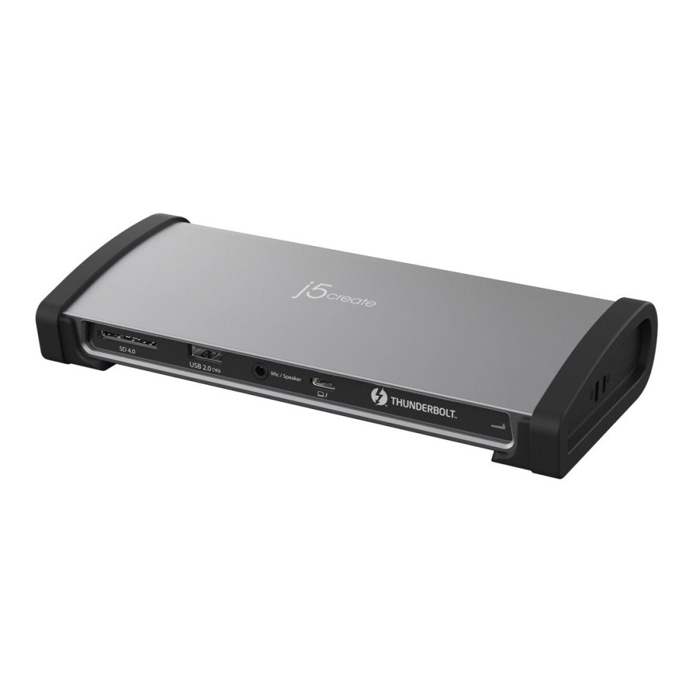 j5 create j5create JTD562 - dockningsstation - USB-C / Thunderbolt 3 / Thunderbolt 4 - 2 x Thunderbolt 4 - 1GbE