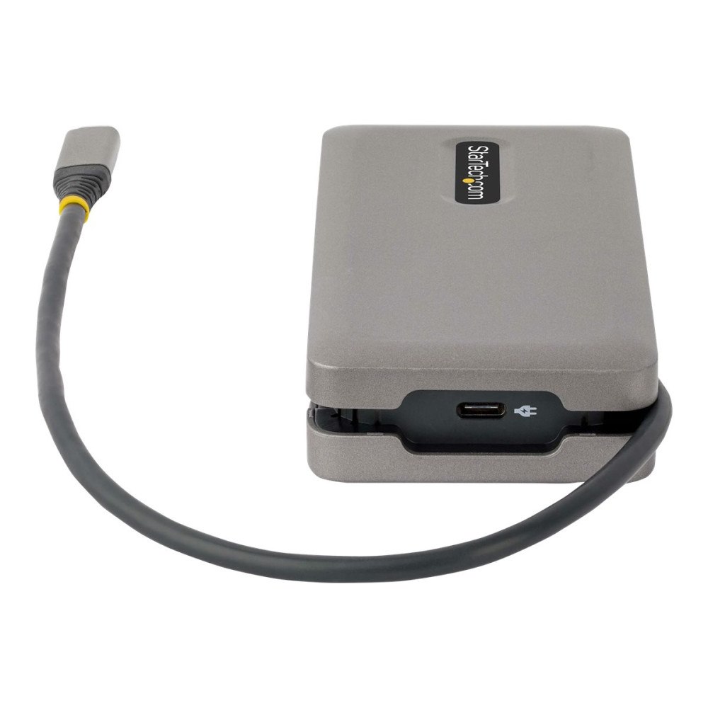 StarTech.com StarTech.com USB-C Multiport Adapter, HDMI/VGA, 4K 60Hz Video, 3-Port USB Hub, 100W Power Delivery Pass-Through, GbE, US...