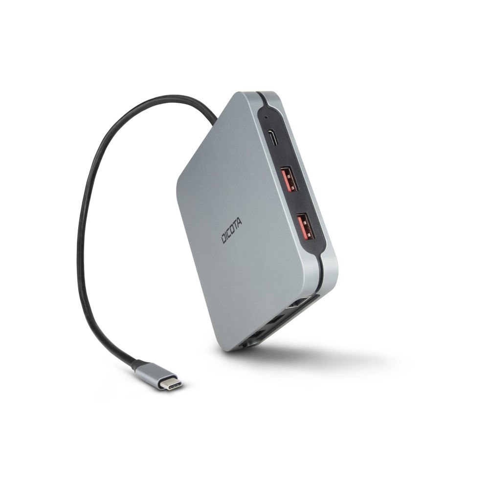 Dicota DICOTA 10-in-1 - dockningsstation - USB-C - 2 x HDMI