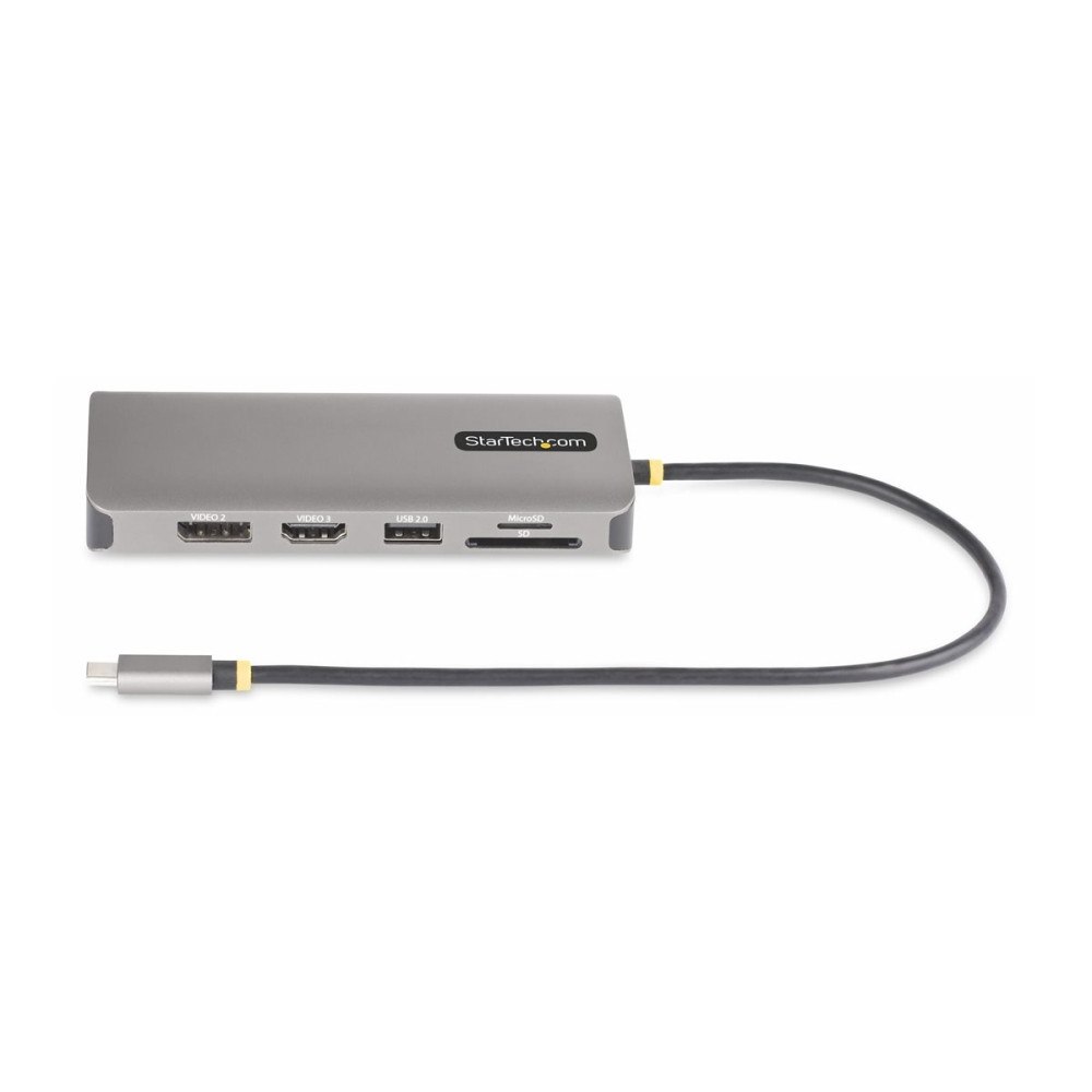 StarTech.com StarTech.com USB-C Triple-Monitor Multiport Adapter, HDMI/DP/Card Reader - dockningsstation - USB-C 3.2 Gen 1 / Thunderb...