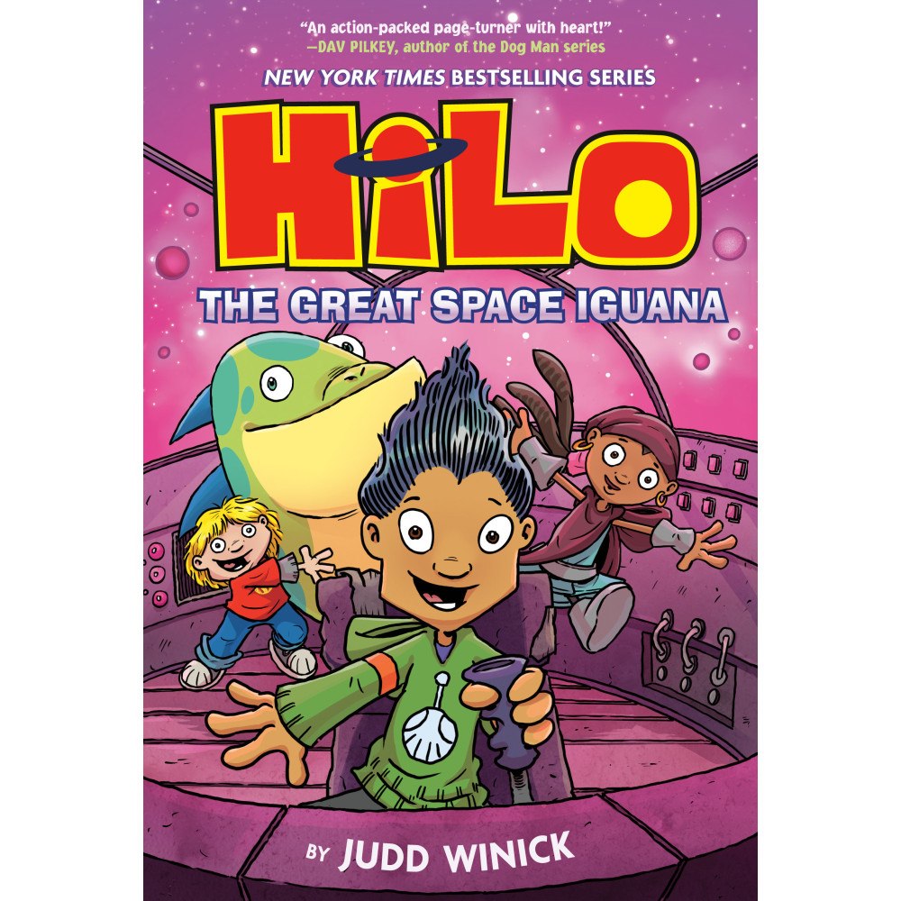 Judd Winick Hilo Book 11: The Great Space Iguana: (A Graphic Novel) (inbunden, eng)