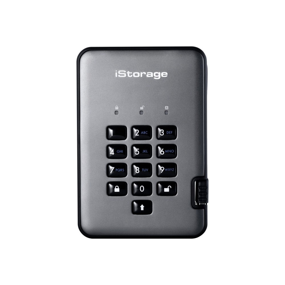 iStorage iStorage diskAshur PRO² - hårddisk - 4 TB - USB 3.1 - TAA-kompatibel