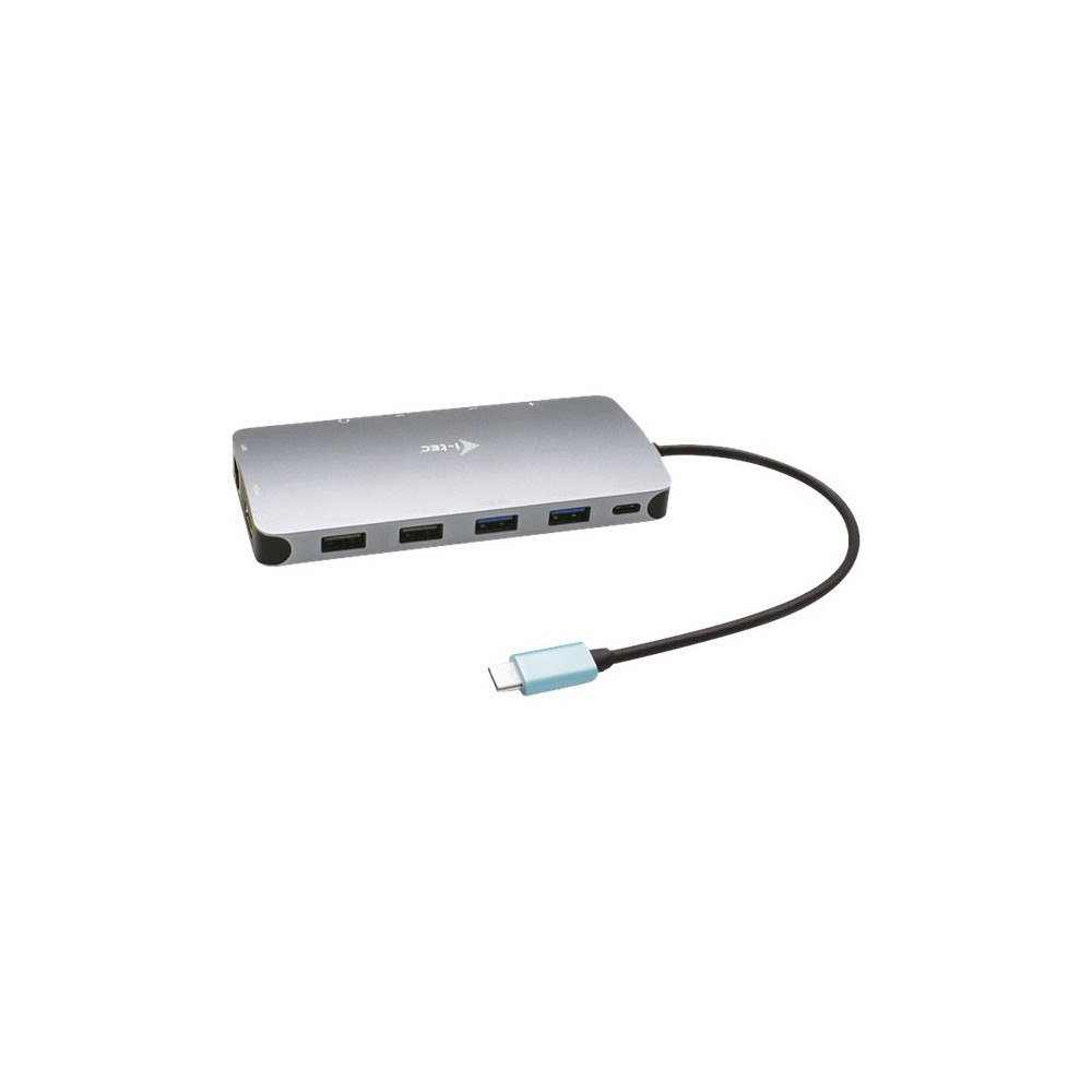 i-tec i-Tec USB-C Metal Nano 3x Display Docking Station + Power Delivery 100 W - dockningsstation - USB-C / Thunderbolt 3 - HD...