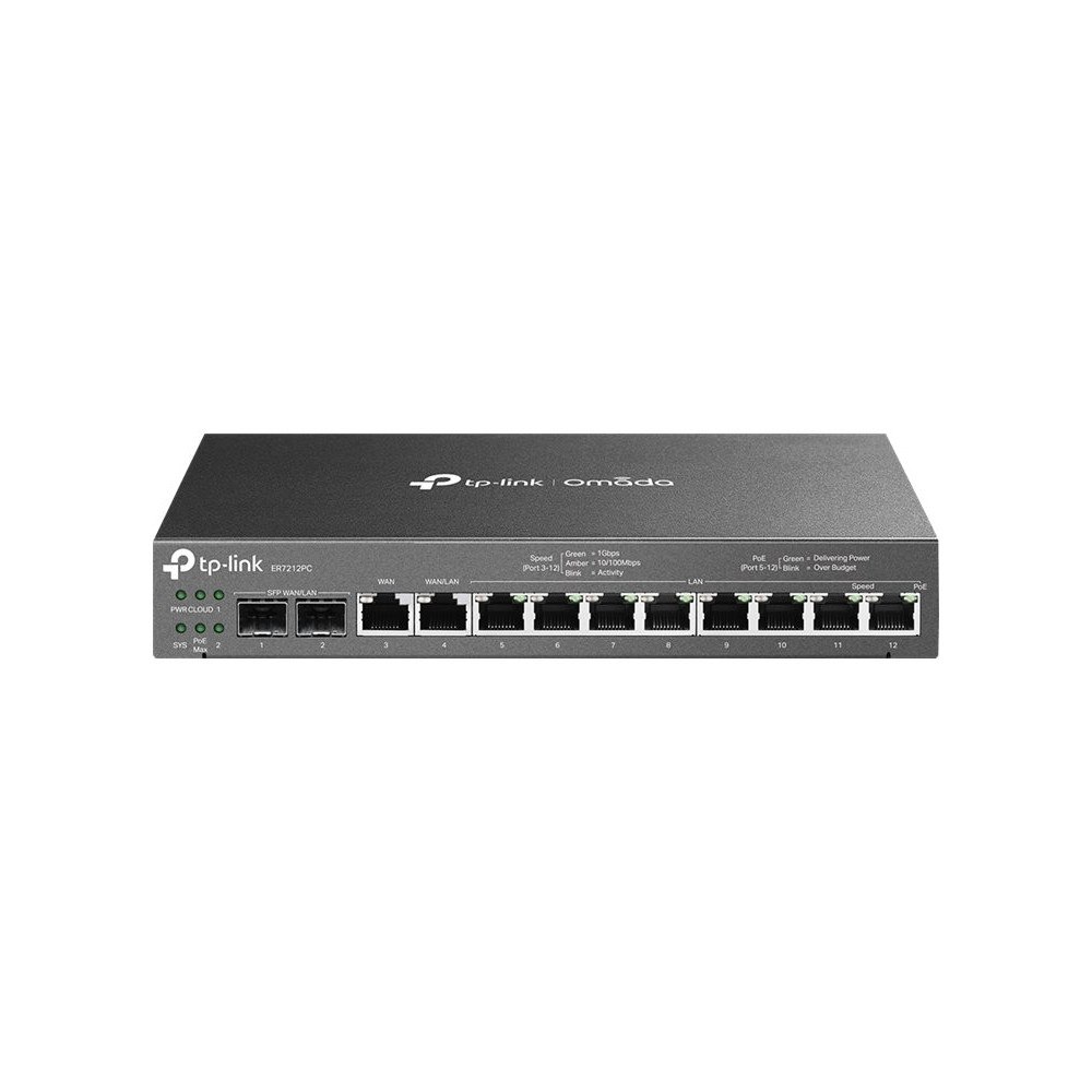 TP-LINK Technologies TP-Link Omada ER7212PC V1 - router - skrivbordsmodell, väggmonterbar