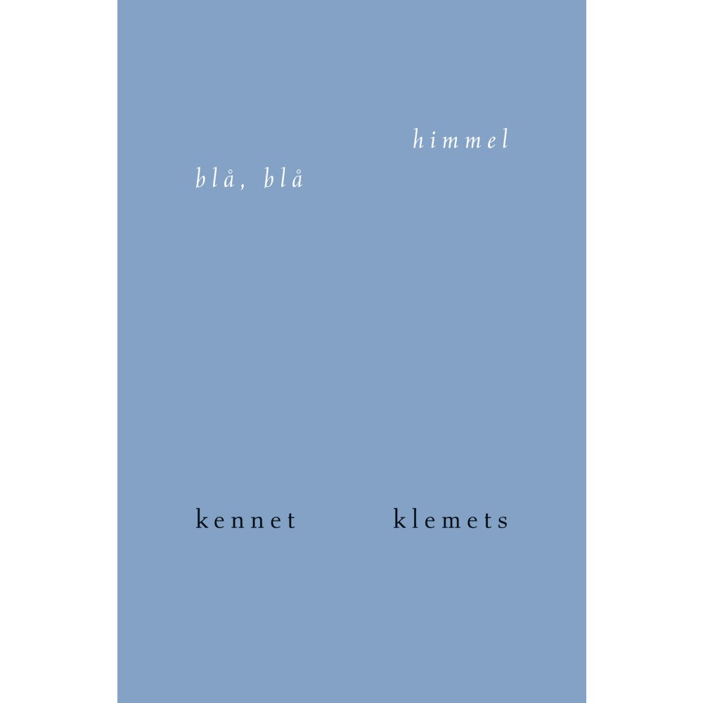 Kennet Klemets Blå, blå himmel (bok, danskt band)