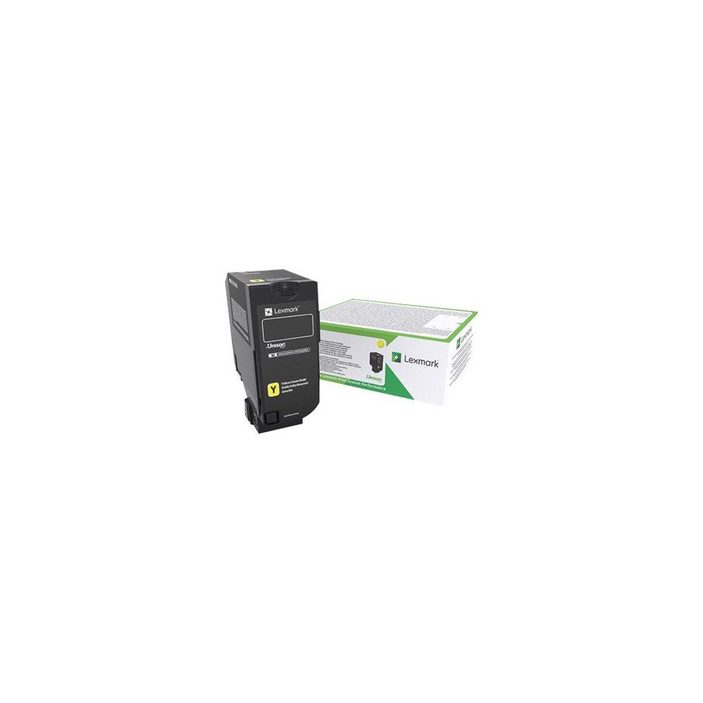 Lexmark International Lexmark - Lång livslängd - gul - original - tonerkassett - LCCP, LRP, Lexmark Corporate