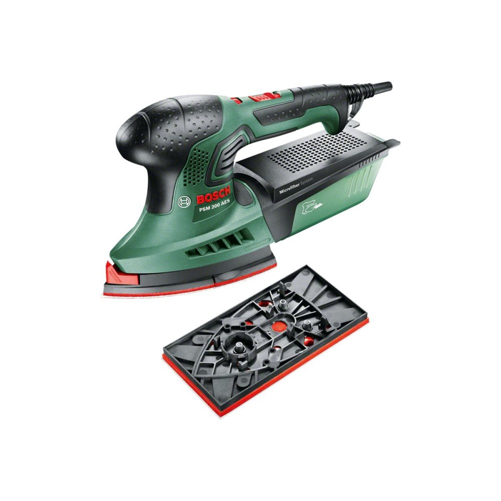 Bosch Group Bosch PSM 200 AES - slipmaskin med flera slipkuddar - 200 W