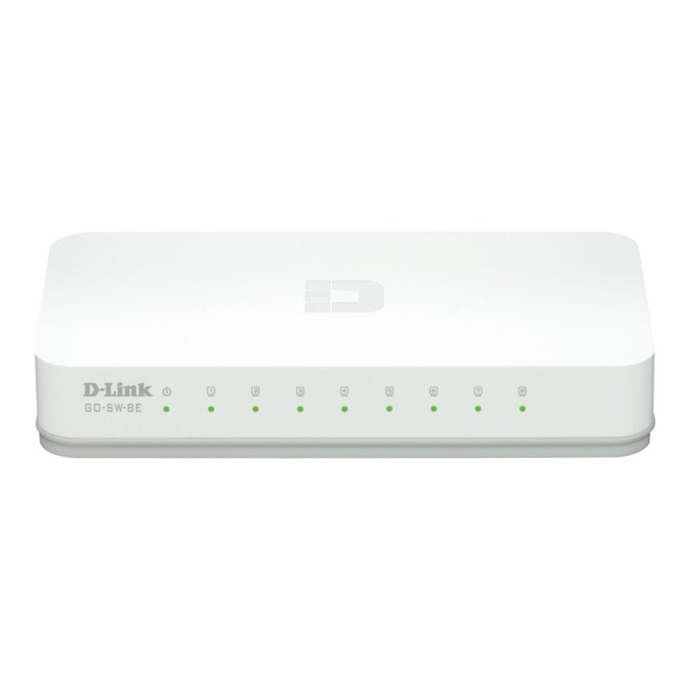 D-Link dlinkgo 8-Port Fast Ethernet Easy Desktop Switch GO-SW-8E - switch - 8 portar