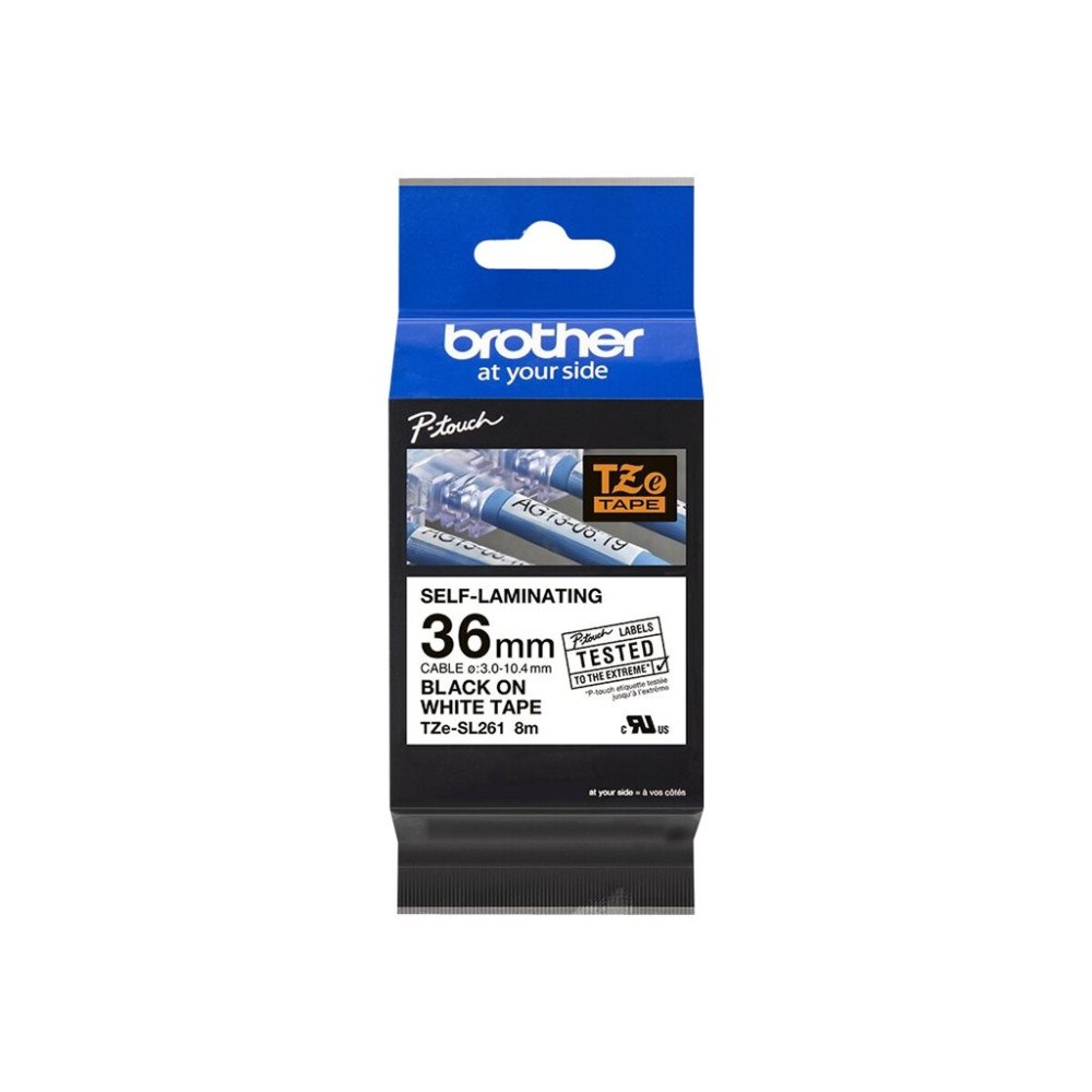 Brother Brother TZe-SL261 - bandlaminat - 1 kassett(er) - Rulle 3,6 cm x 8 m)