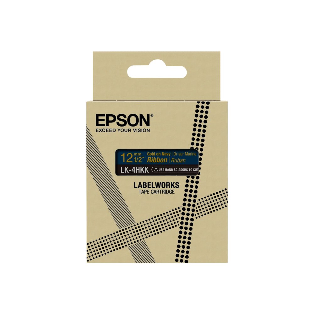 EPSON Epson LabelWorks LK-4HKK - bandtejp - satin - 1 kassett(er) - Rulle (1,2 cm x 5 m)