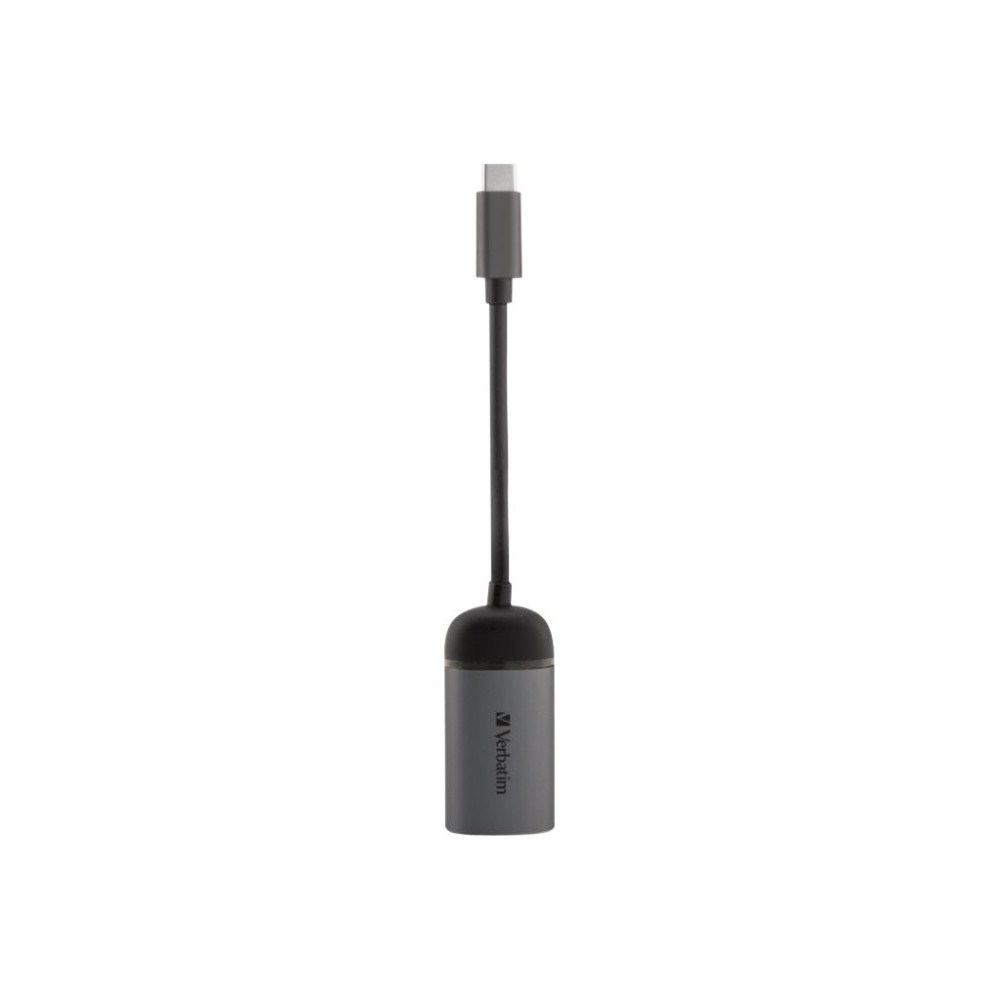 VERBATIM Verbatim - nätverks-/USB-adapter - USB-C - Gigabit Ethernet x 1