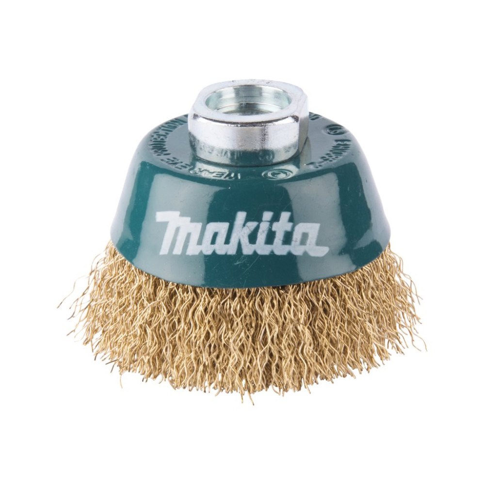 Makita Makita trådkoppborste - för stål, lövträ, målarfärg, rust, weld edges