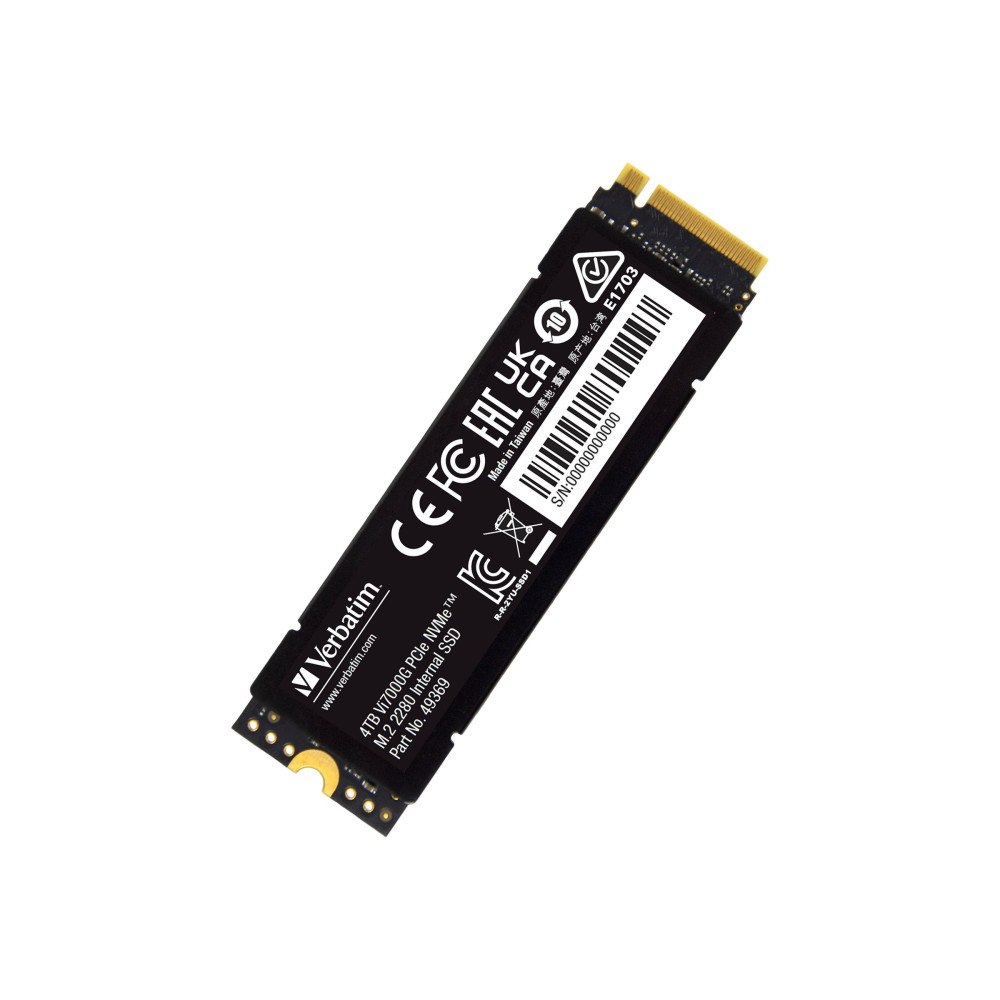 VERBATIM Verbatim Vi7000G - Republic of Gamers - SSD - 4 TB - PCIe 4.0 x4 (NVMe)