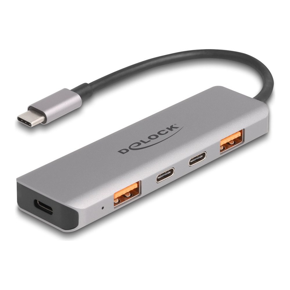 DeLOCK Delock - hubb - 10 Gbps, Power Delivery 95 Watt - 4 portar
