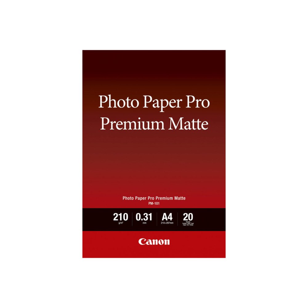 CANON Canon Pro Premium PM-101 - fotopapper - slät matt - 20 ark - A4 - 210 g/m²