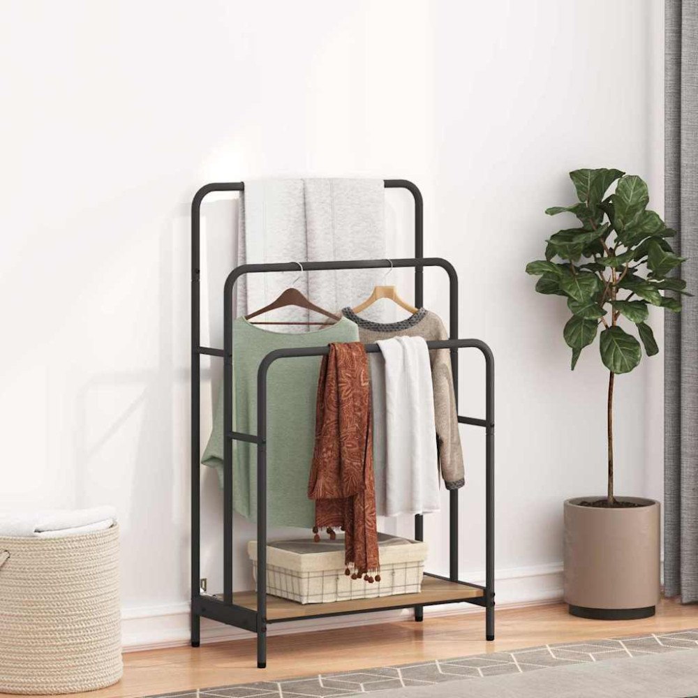 vidaXL Klädställning artisan ek 60 x 30 x 100.5 cm Konstruerat trä