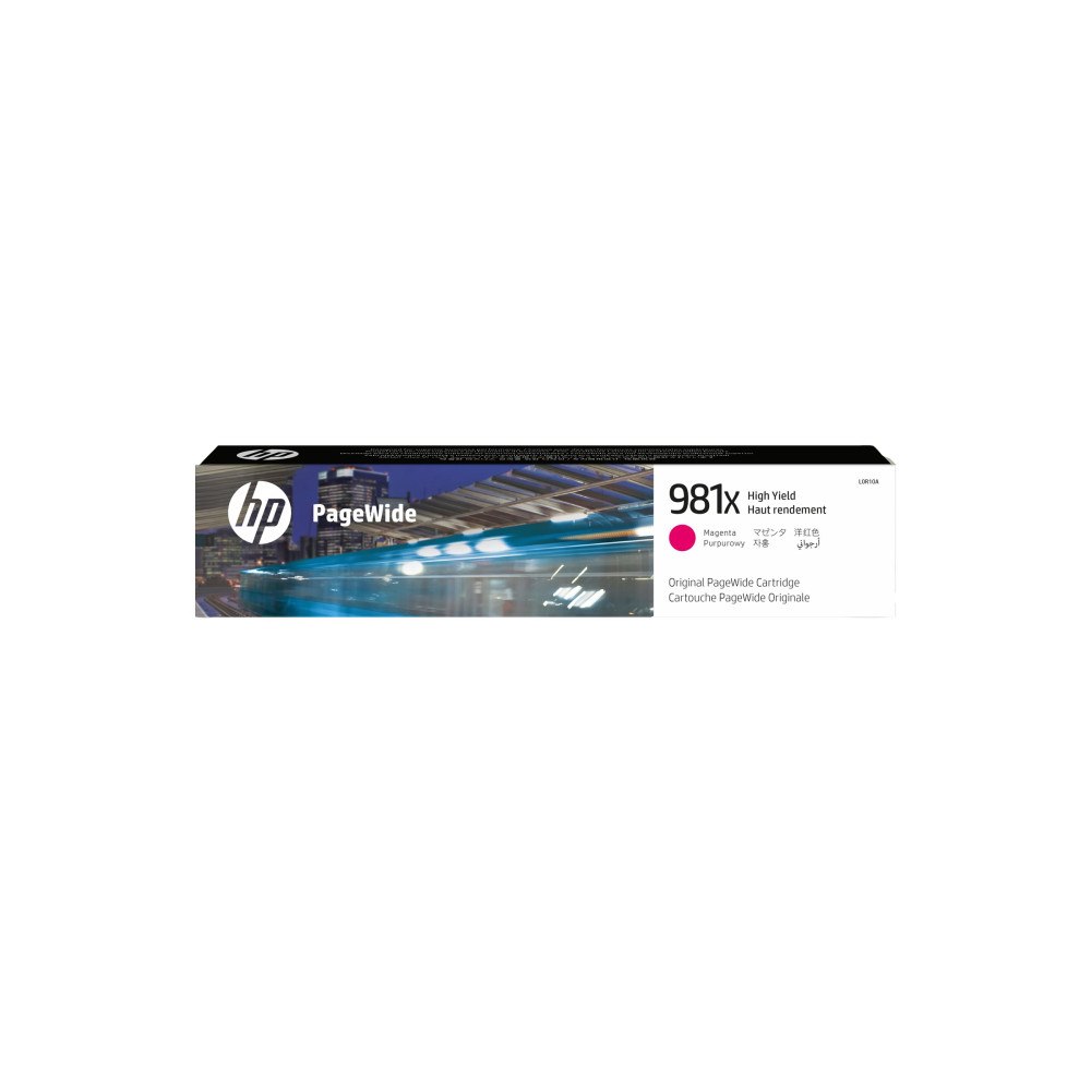 Hewlett-Packard HP 981X - Lång livslängd - magenta - original - PageWide - bläckpatron