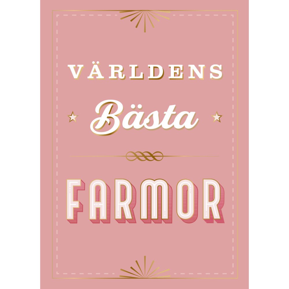 Tukan Förlag Världens bästa farmor (inbunden)