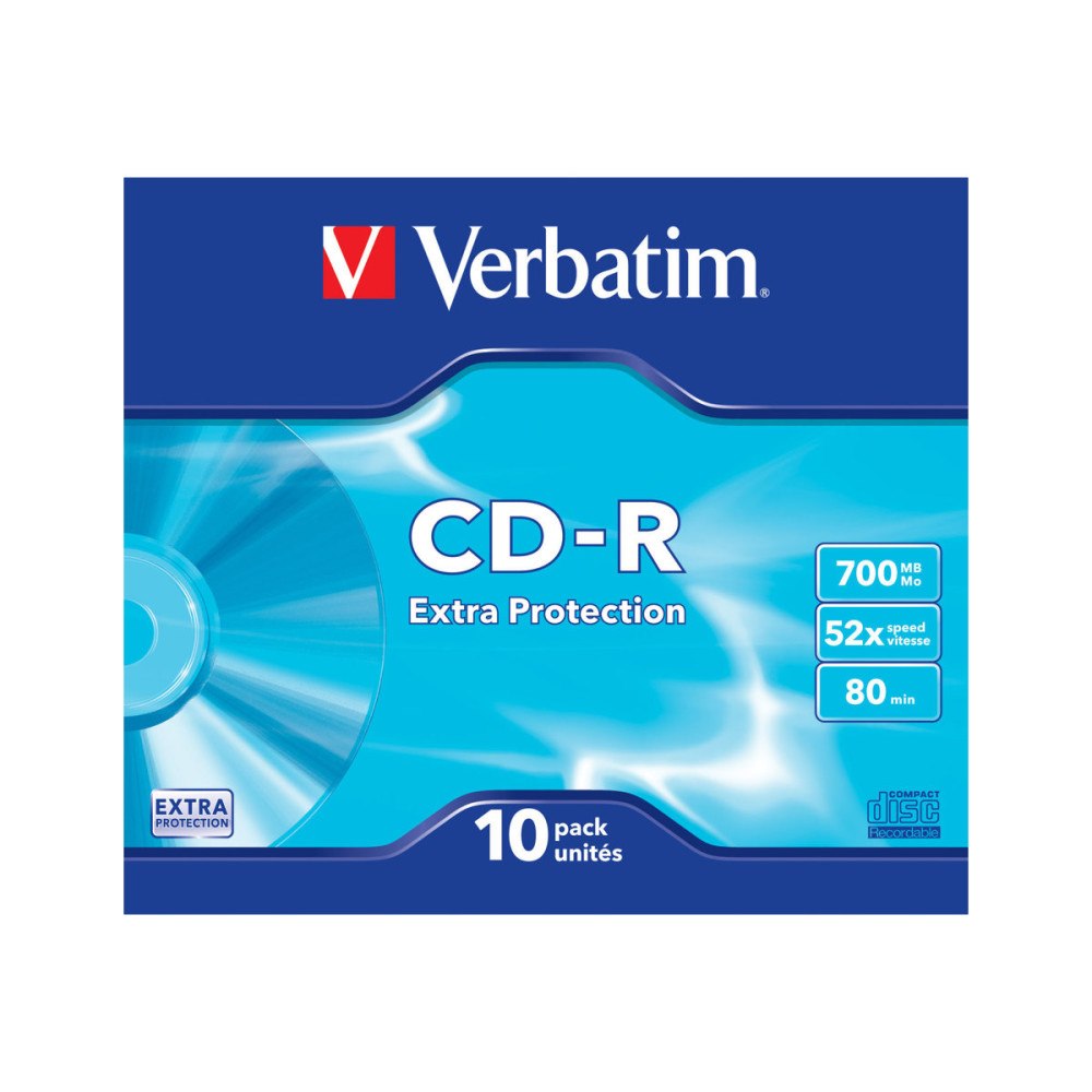 VERBATIM Verbatim - CD-R x 10 - 700 MB - lagringsmedier