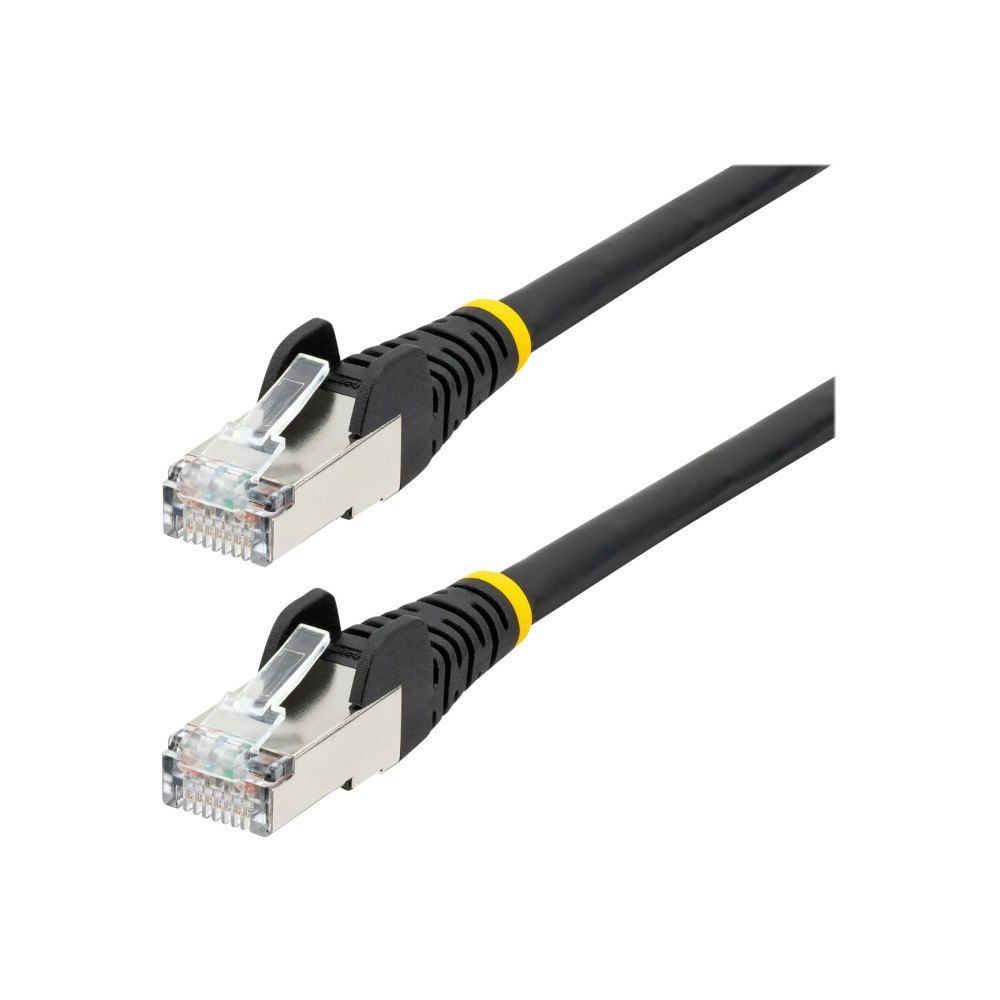 StarTech.com StarTech.com 1.5m CAT6a Ethernet Cable - Black - Low Smoke Zero Halogen (LSZH) - 10GbE 500MHz 100W PoE++ Snagless RJ-45...