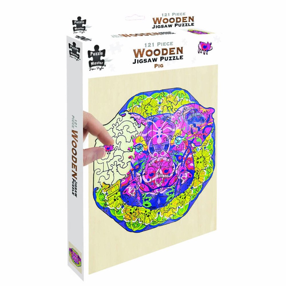 66 Books Ltd BMS Wooden Jigsaw Puzzles: Pig