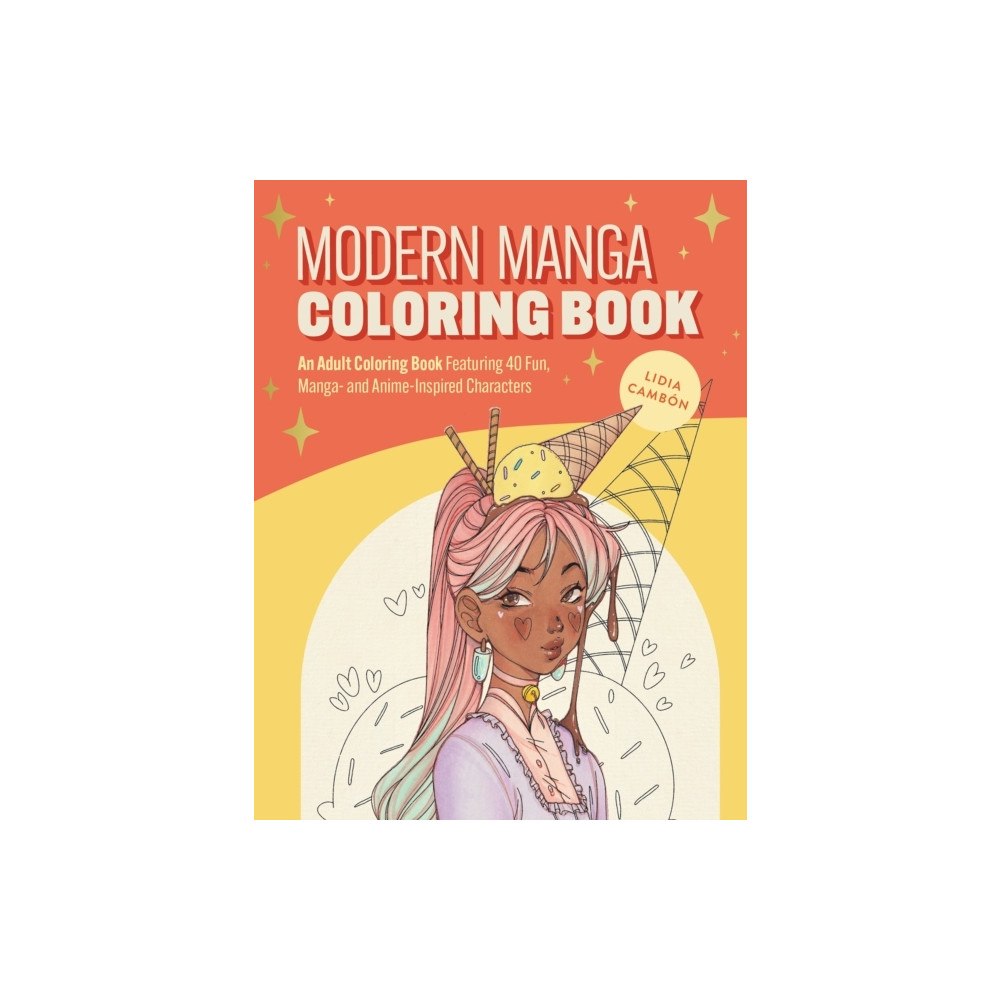 Lidia Cambon The Modern Manga Coloring Book (pocket, eng)